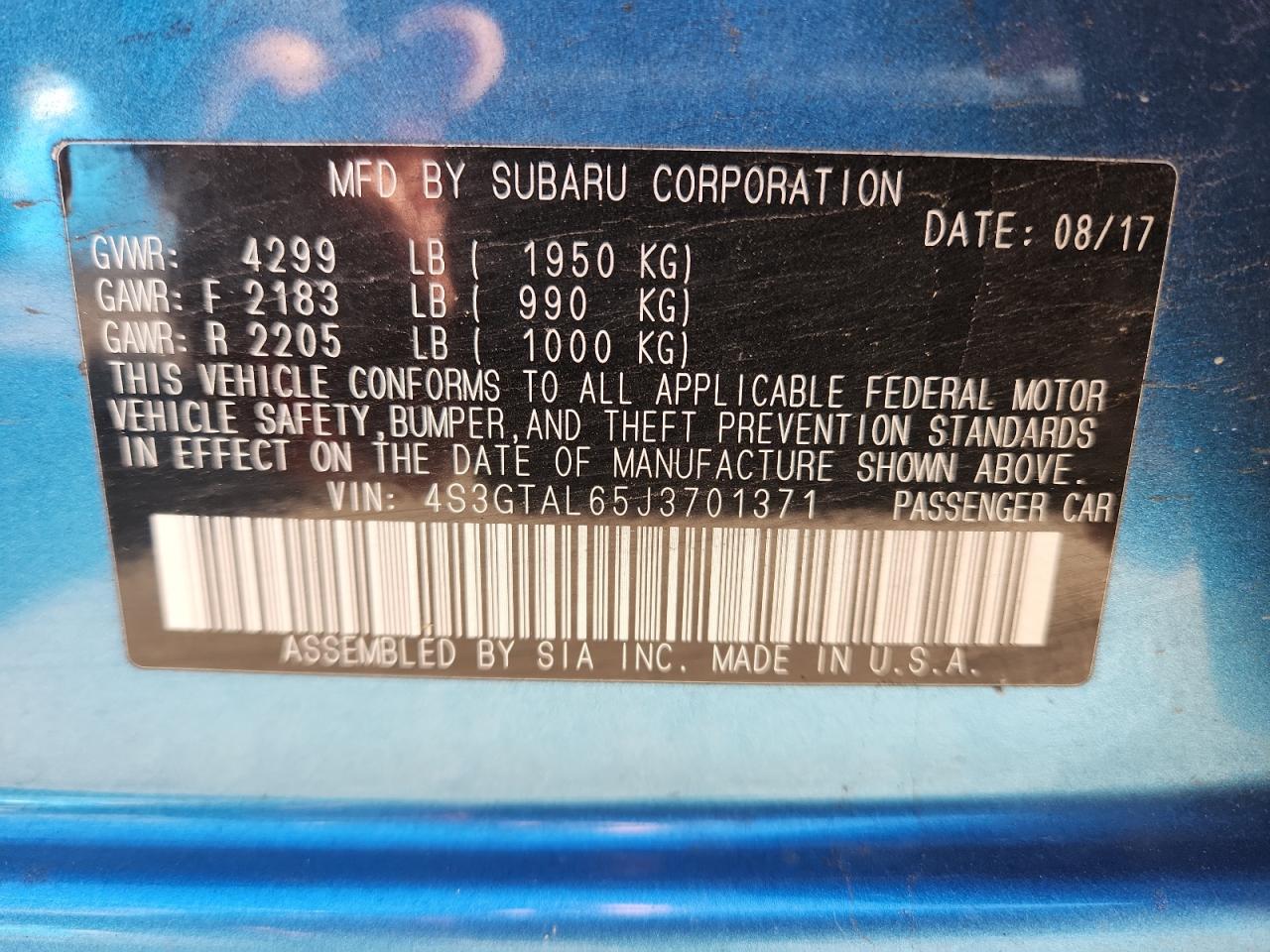 Subaru Impreza Sport Image 9