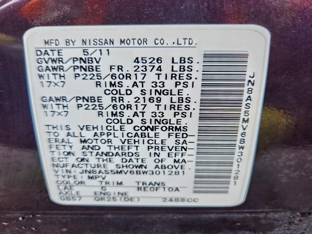 Nissan Rogue S Image 14