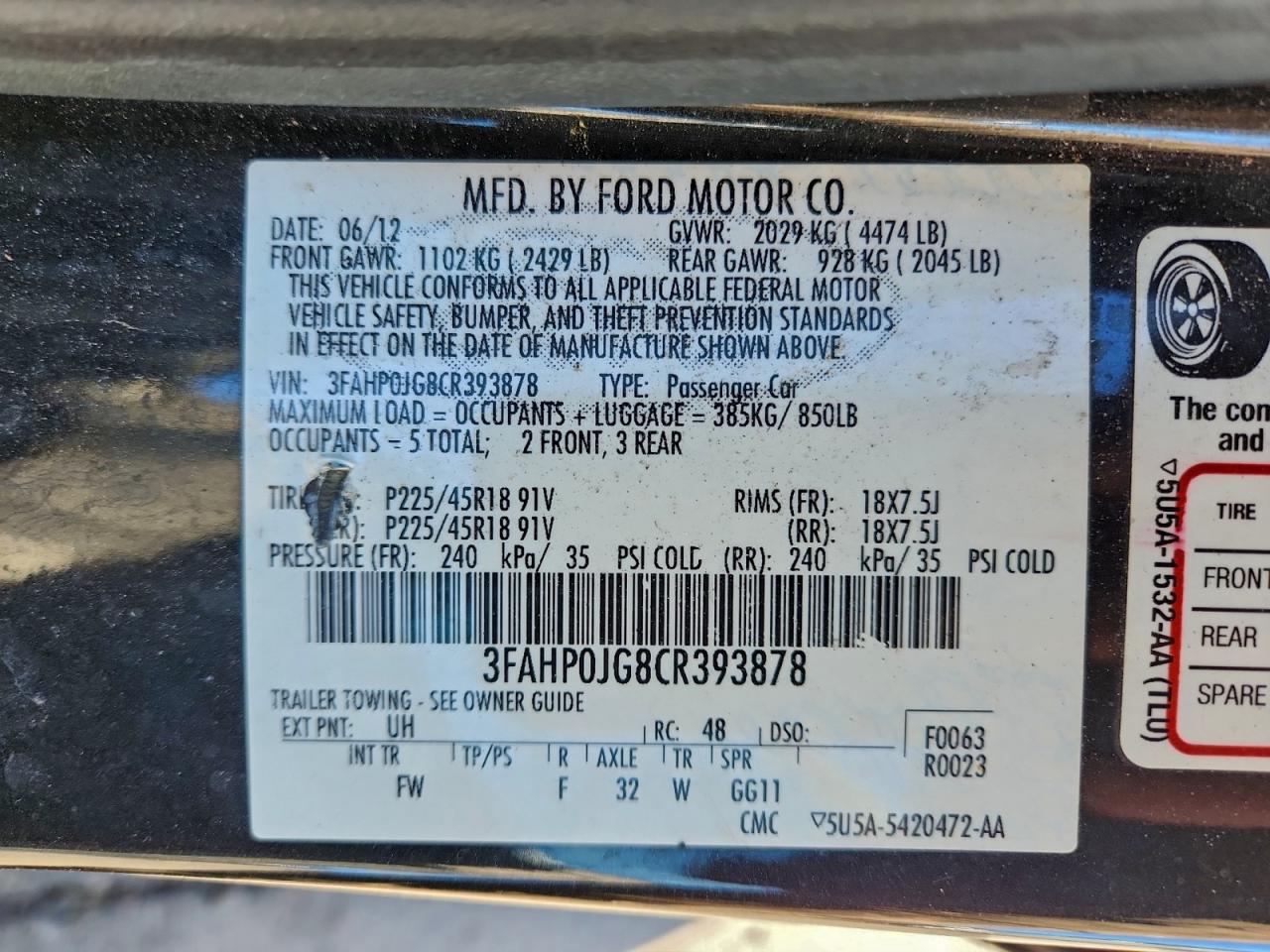 Ford Fusion Sel Image 9