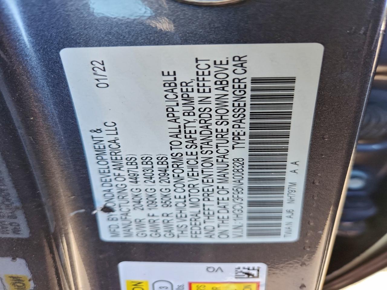 Honda Accord Touring Hybrid Image 11