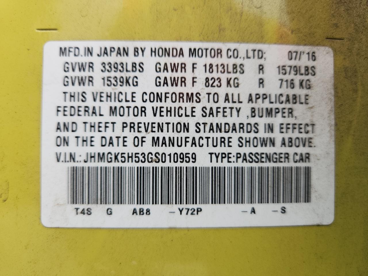 Honda Fit Lx Image 12