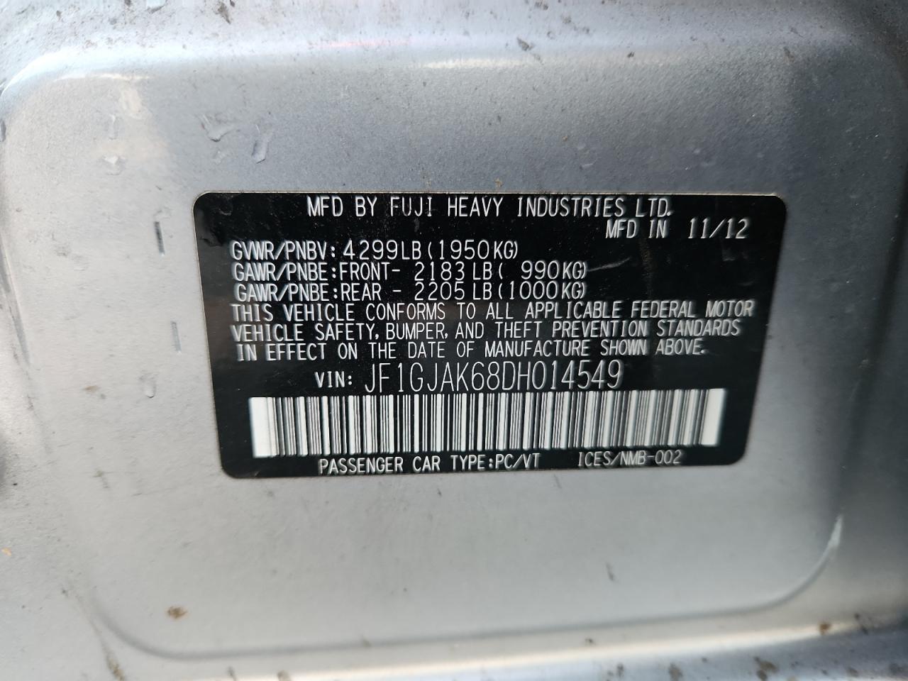 Subaru Impreza Limited Image 6