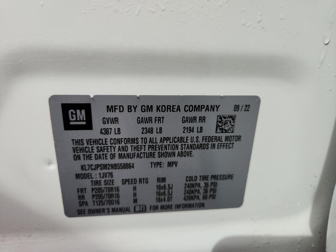 Chevrolet Trax 1lt Image 9