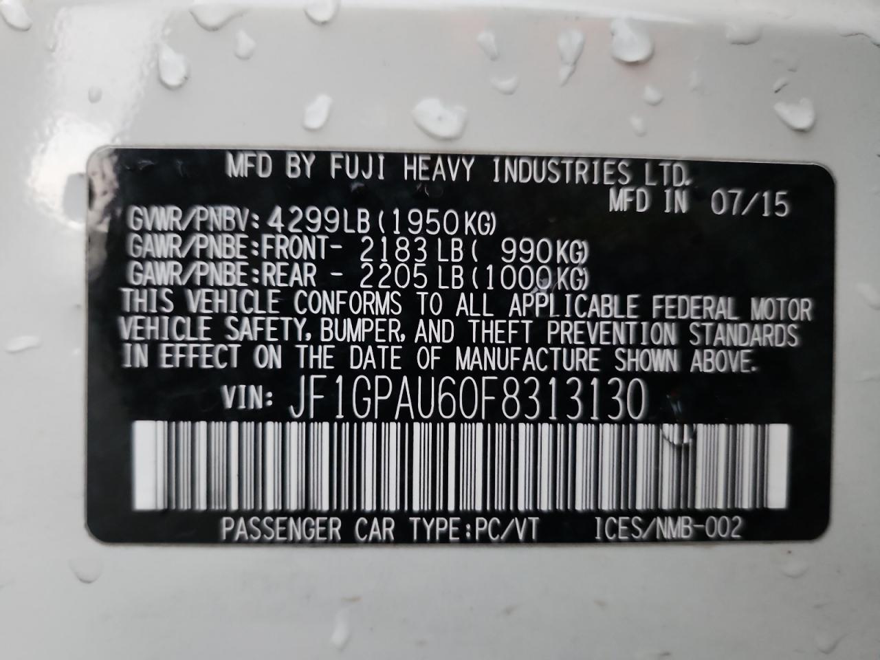 Subaru Impreza Sport Image 9