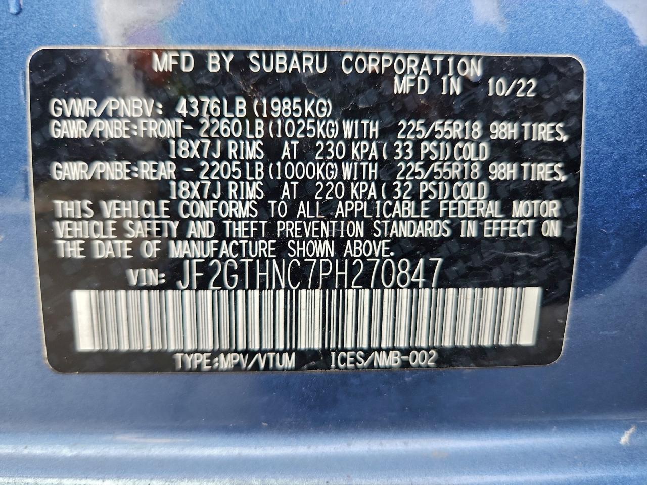 Subaru Crosstrek Limited Image 12