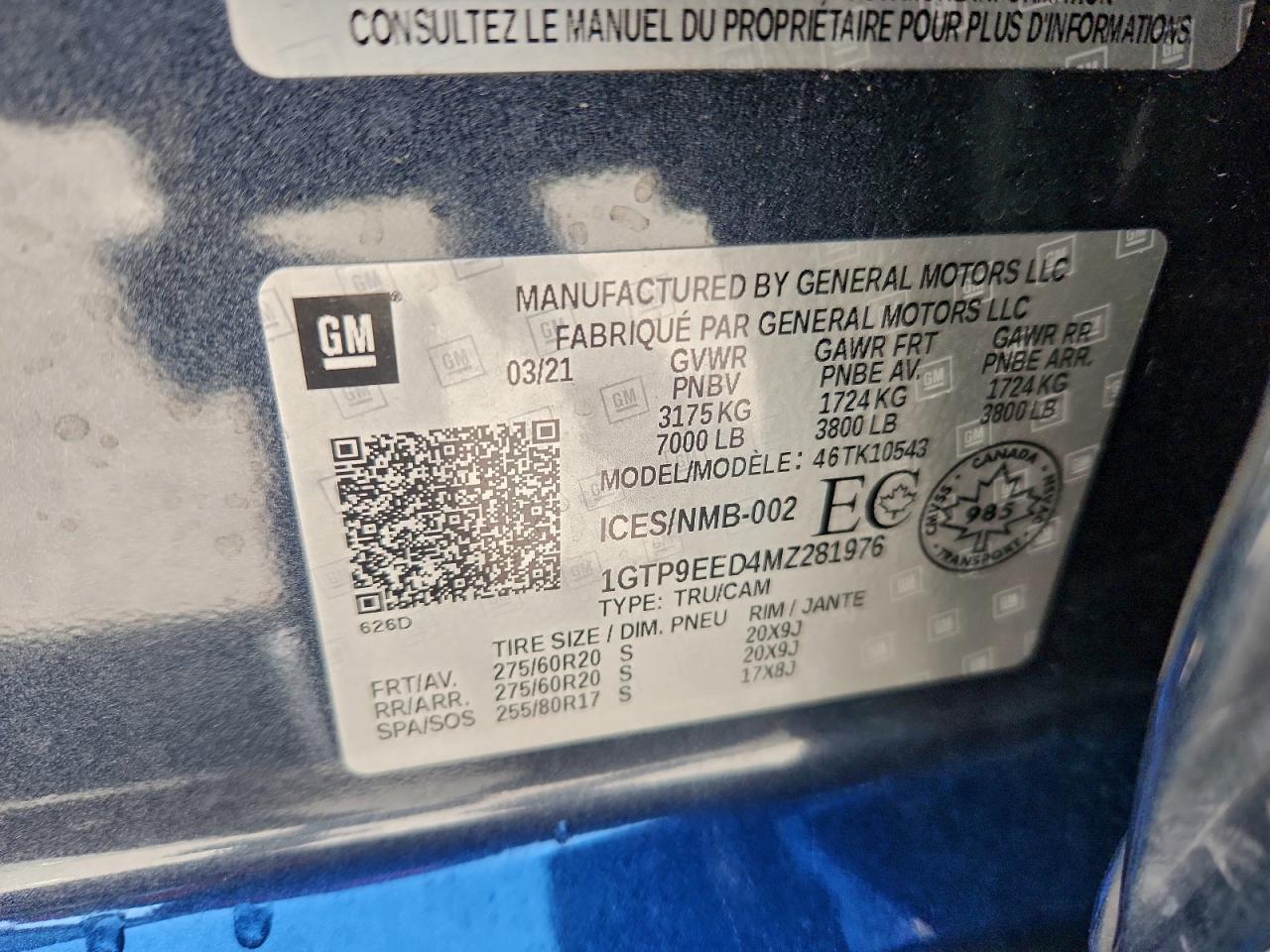 GMC Sierra K1500 At4 Image 9