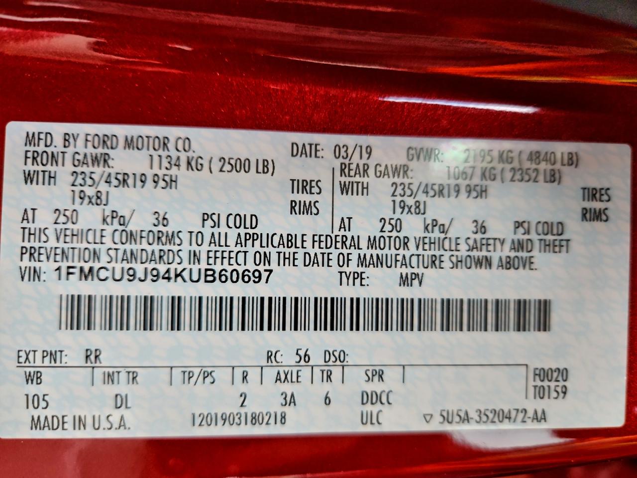 Ford Escape Titanium Image 14