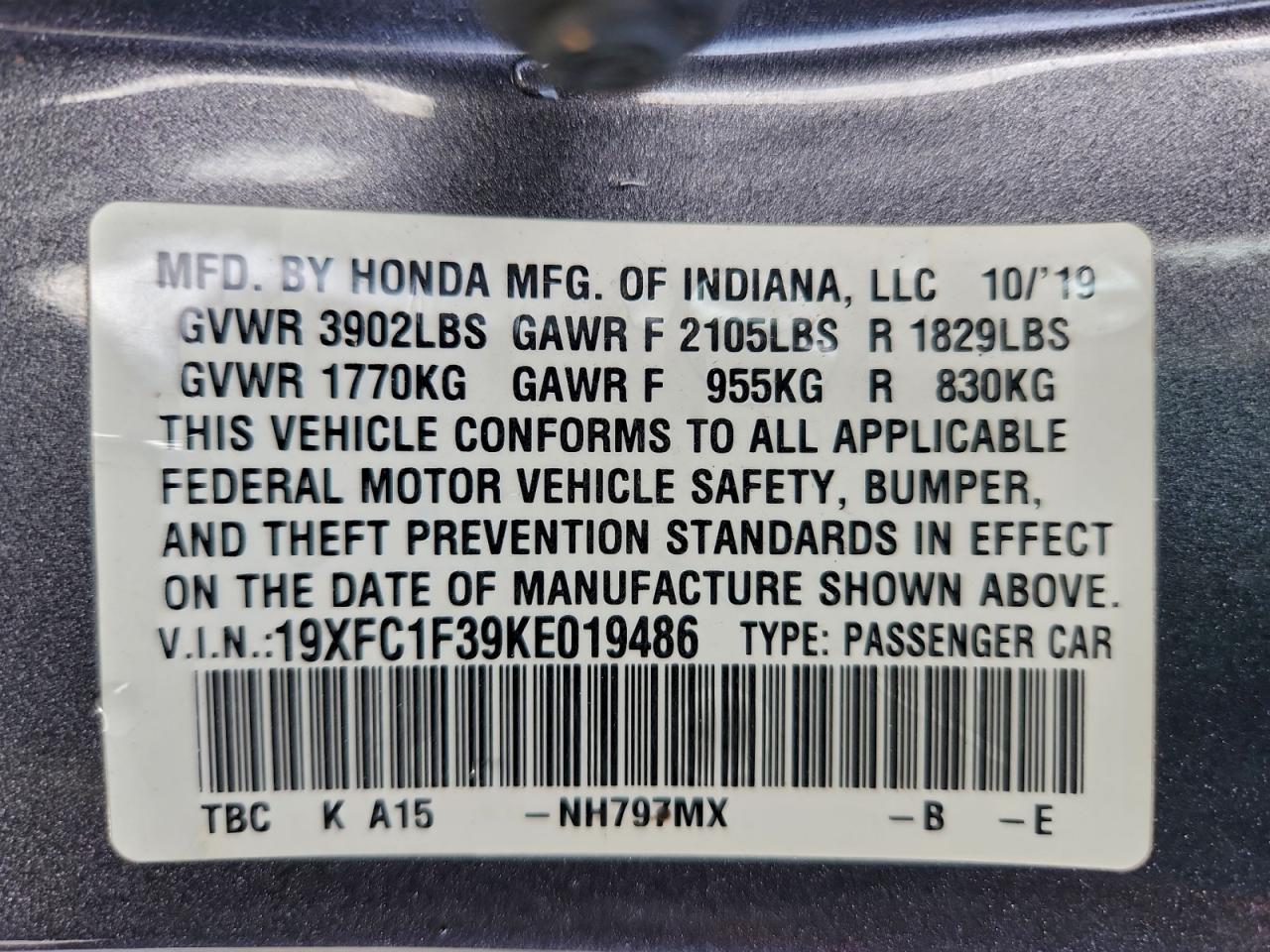 Honda Civic Ex Image 3