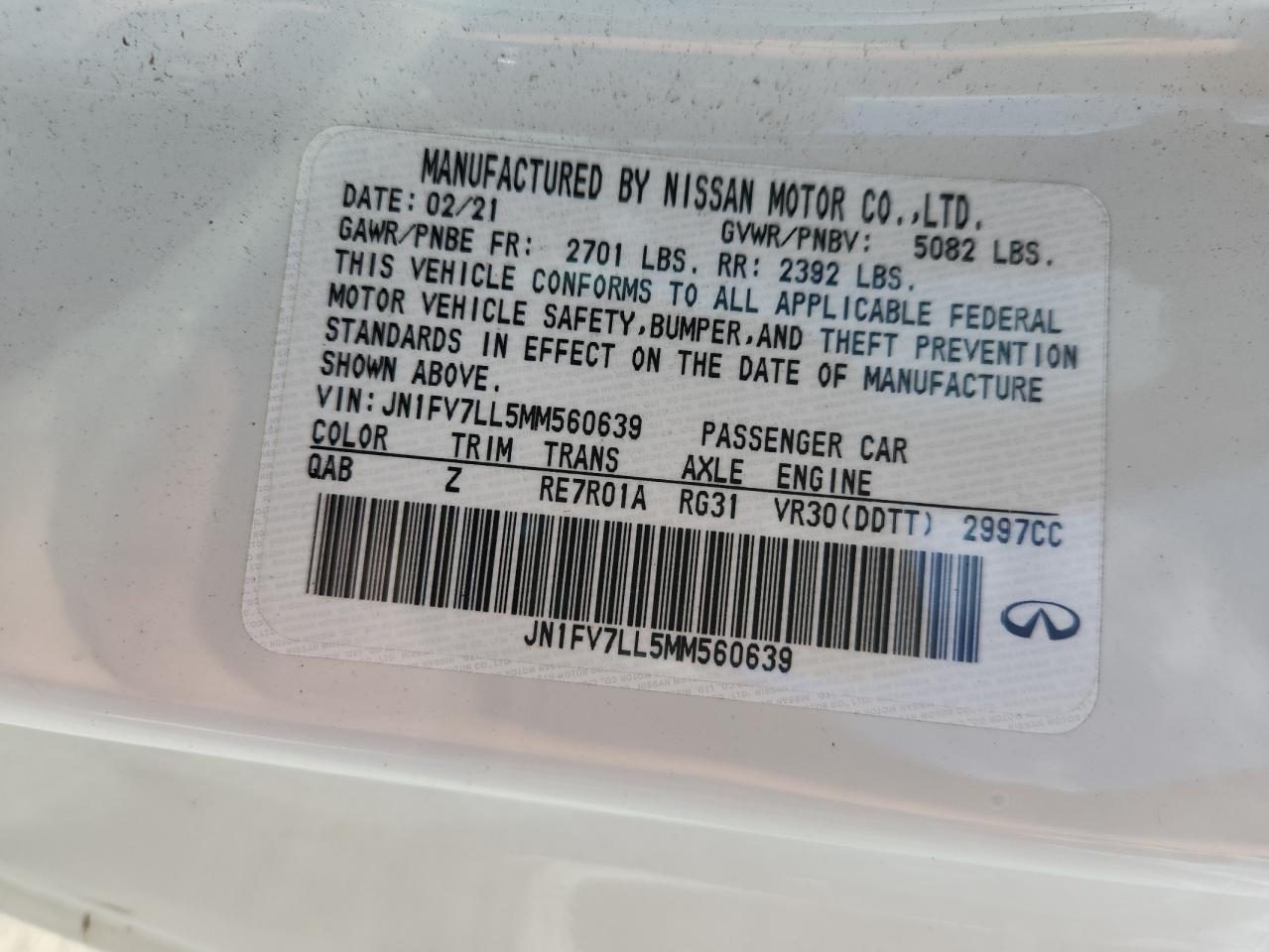 INFINITI Q60 Red Sport 400 Image 5