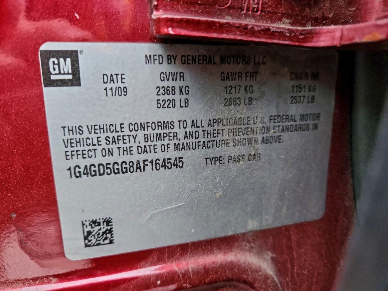 Buick LaCrosse Cxl Image 11