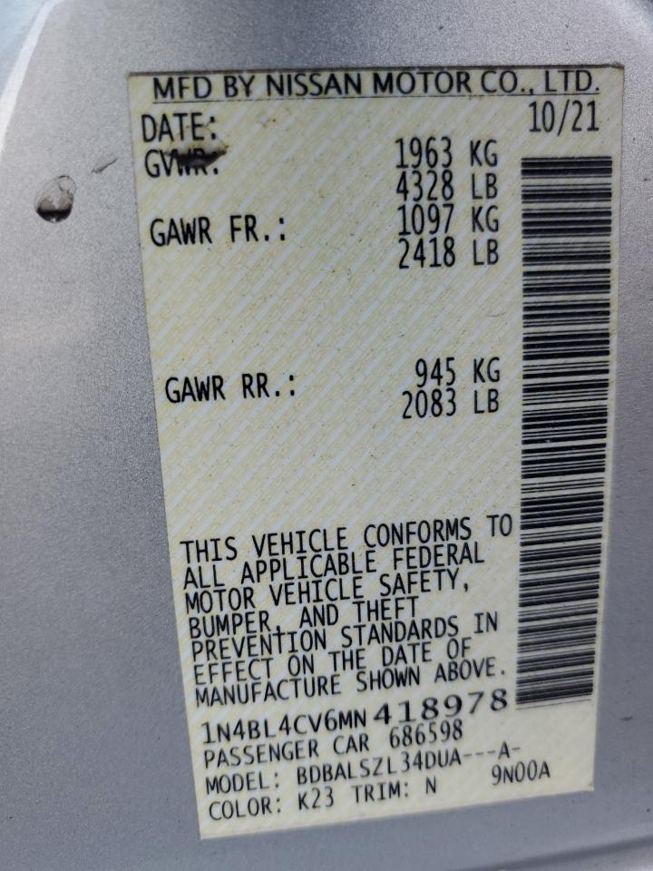 Nissan Altima Sr Image 2