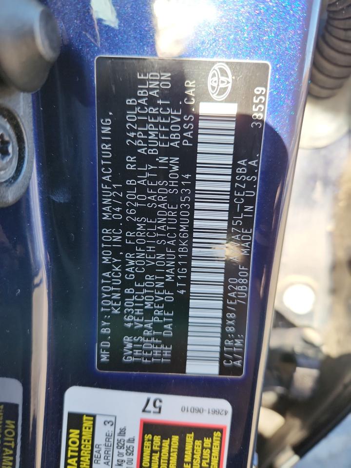 Toyota Camry Se Image 6