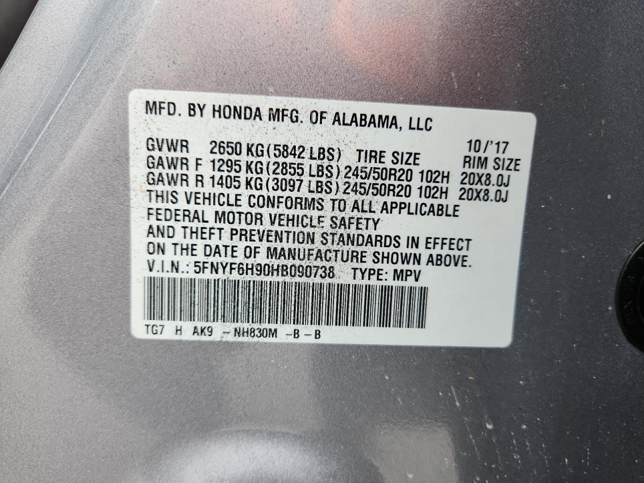 Honda Pilot Touring Image 9