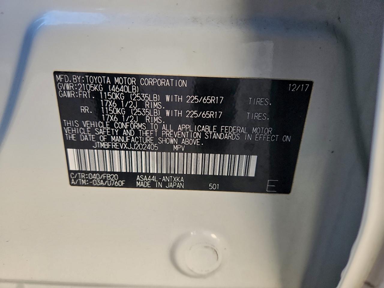 Toyota RAV4 Le Image 10