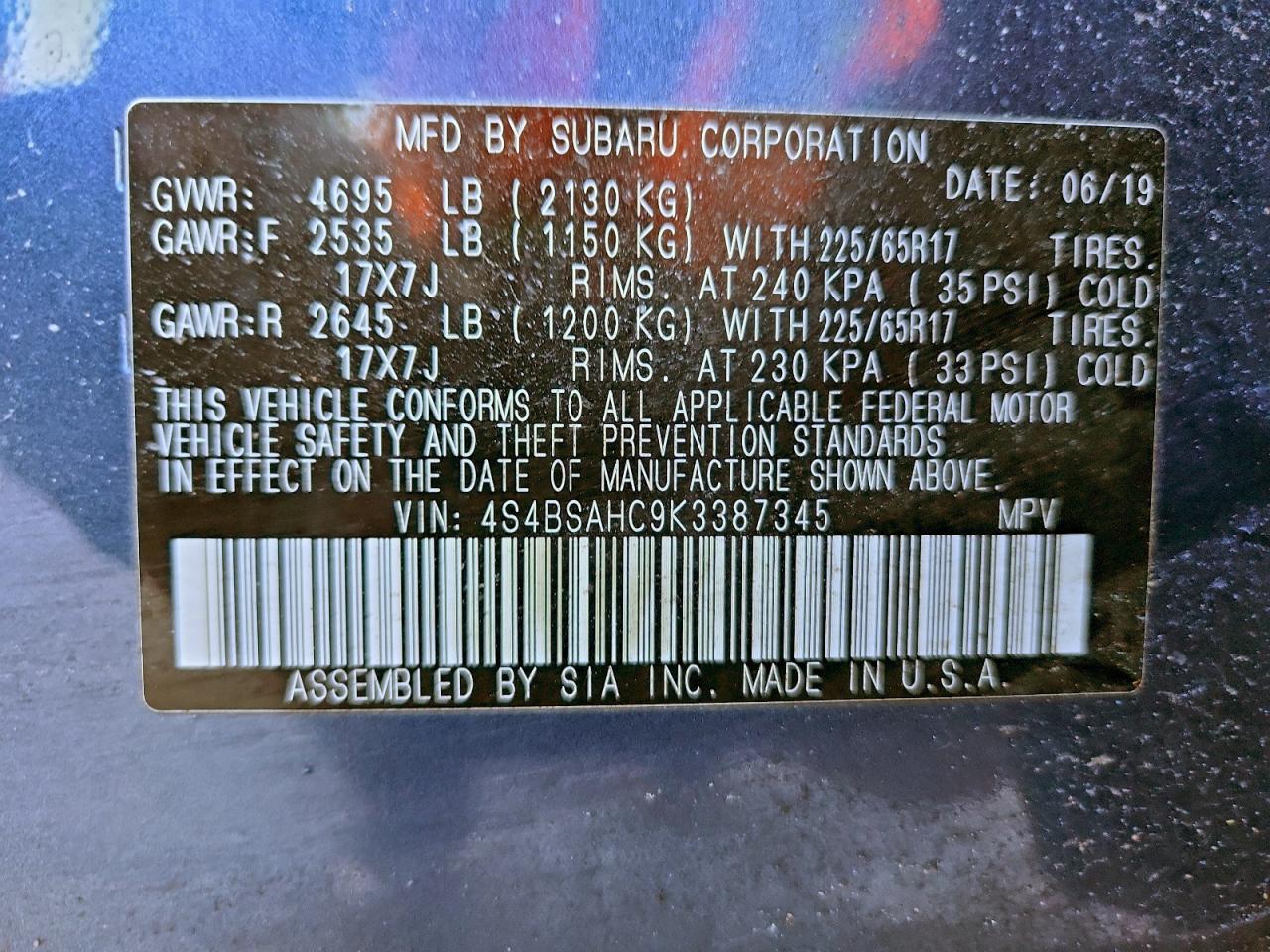 Subaru Outback 2.5i Premium Image 11