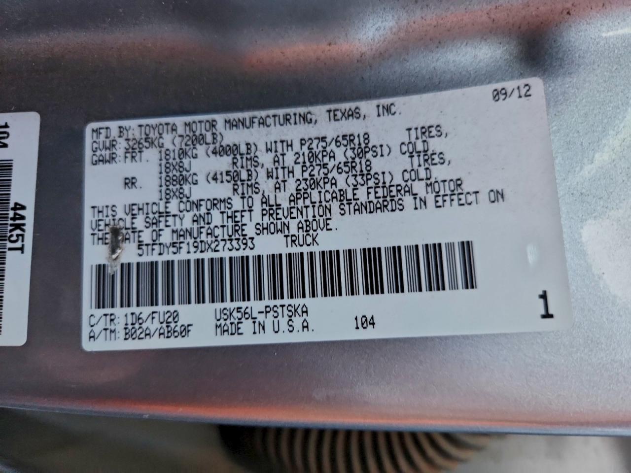 Toyota Tundra Crewmax Sr5 Image 10