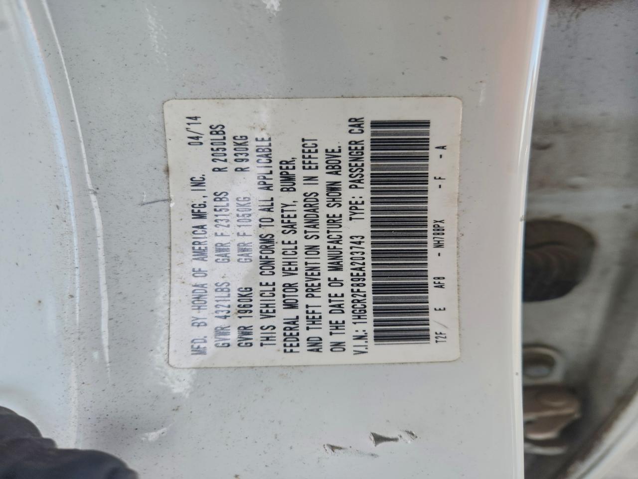 Honda Accord Exl Image 9