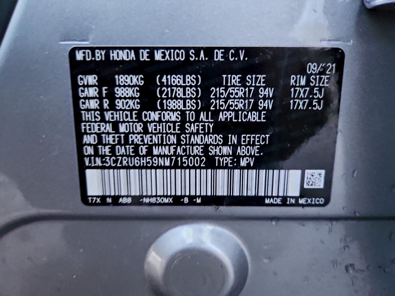 Honda HR-V Ex Image 13