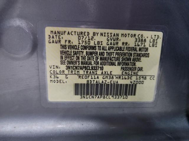 Nissan Versa S Image 9