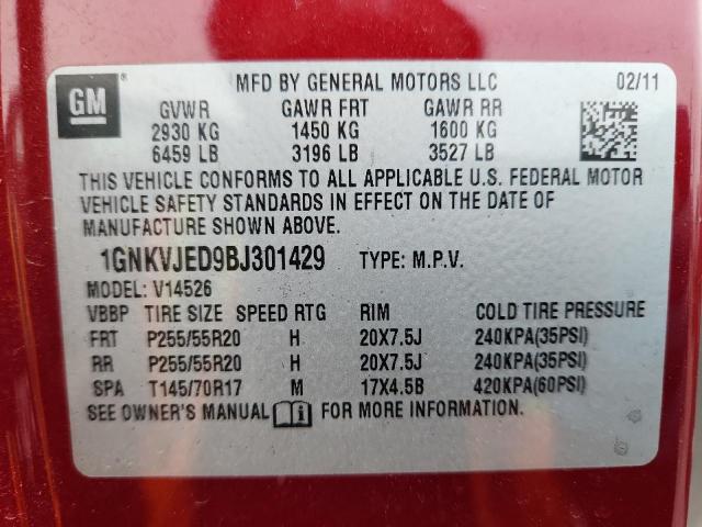 Chevrolet Traverse Lt Image 10