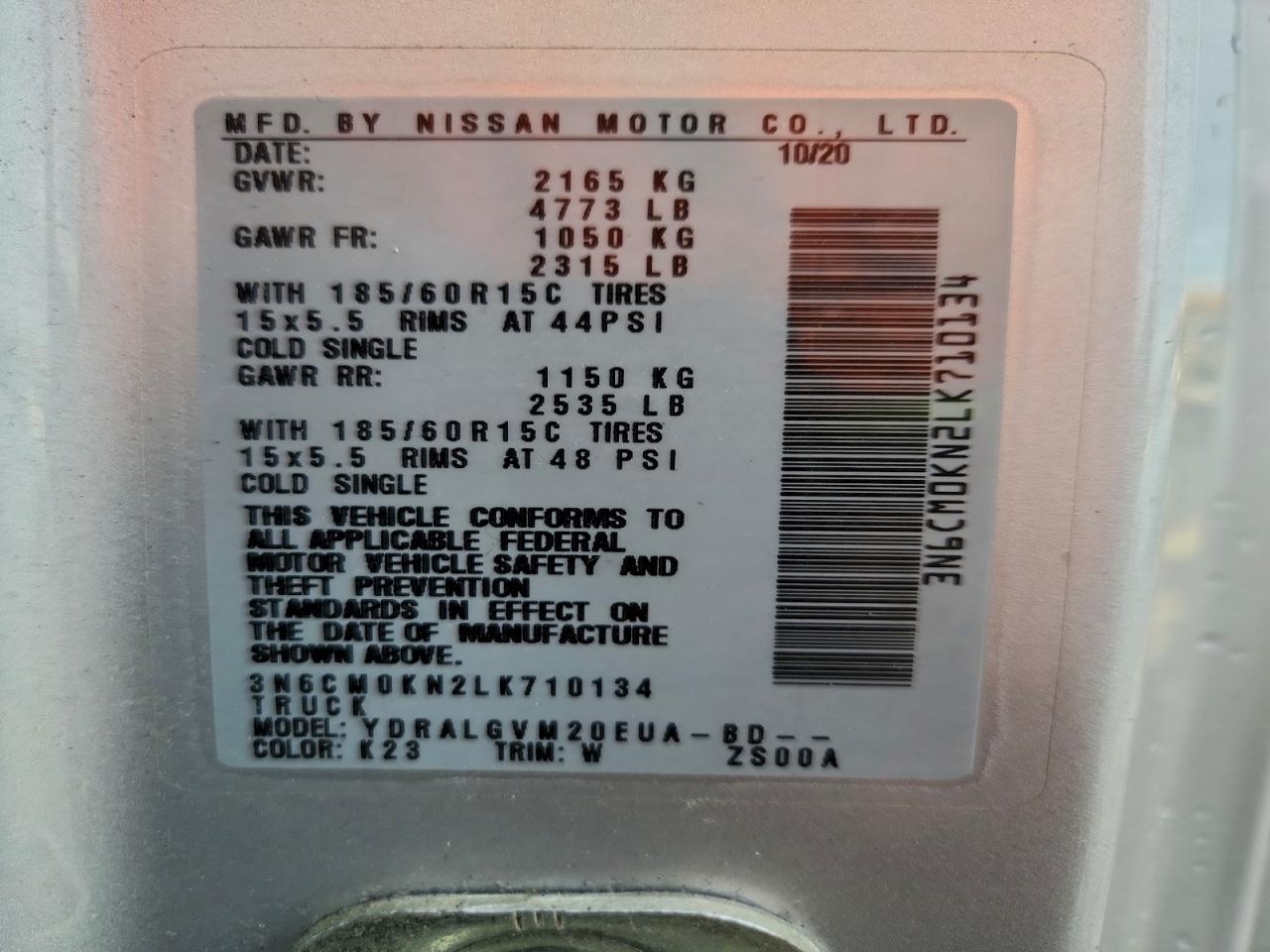 Nissan Nv 2.5s Image 10