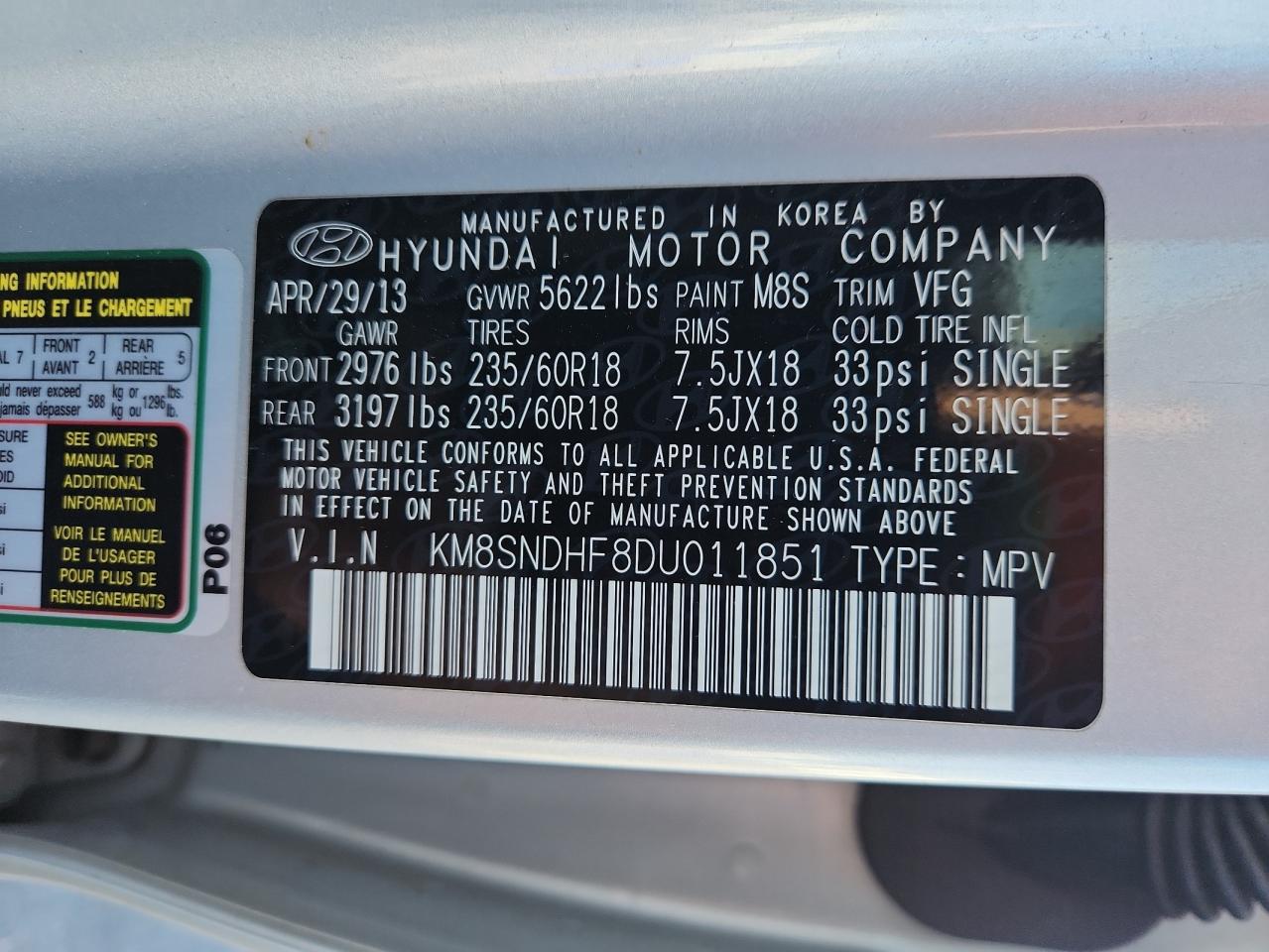 Hyundai SANTA FE Gls Image 12