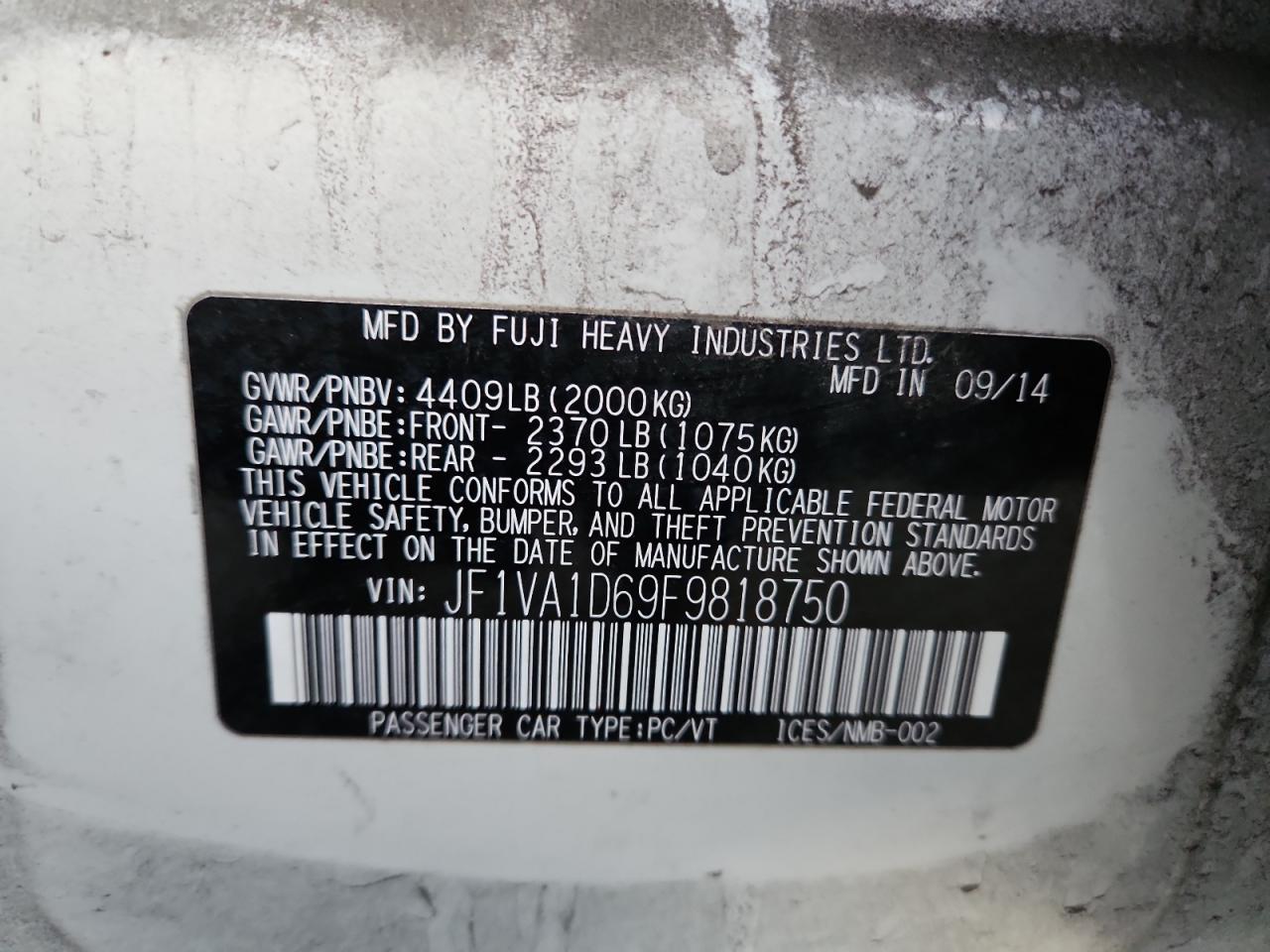 Subaru WRX Premium Image 10