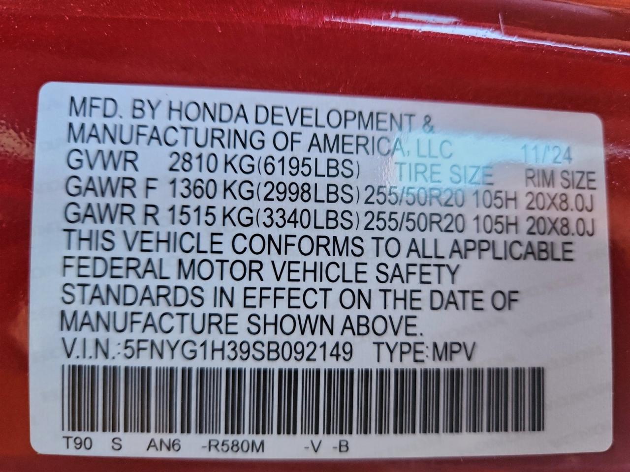 Honda Pilot Sport Image 13