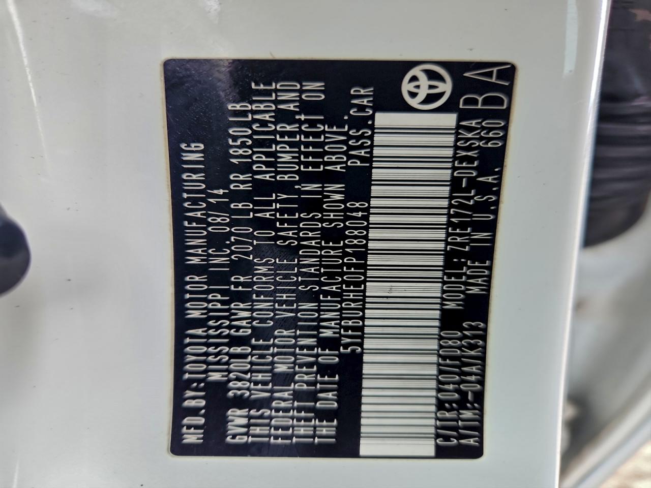 Toyota Corolla L Image 9