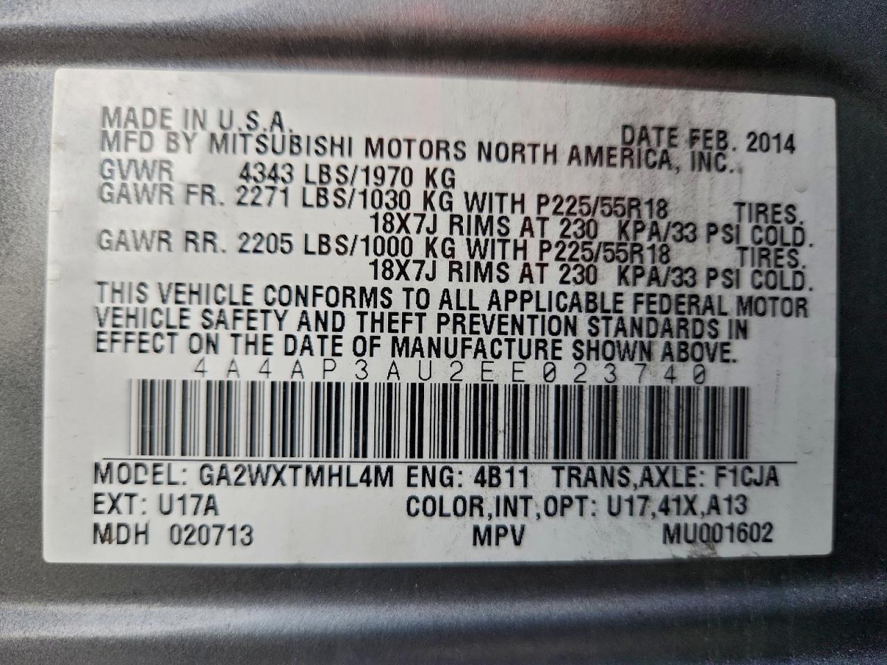 Mitsubishi Outlander Es Image 7