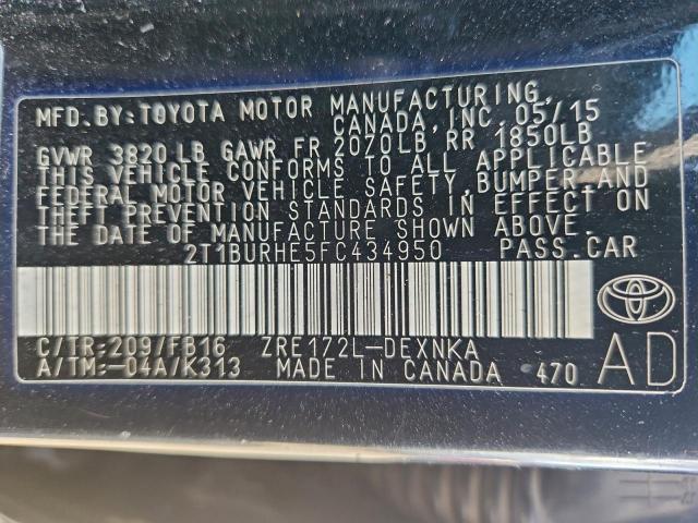 Toyota Corolla L Image 8