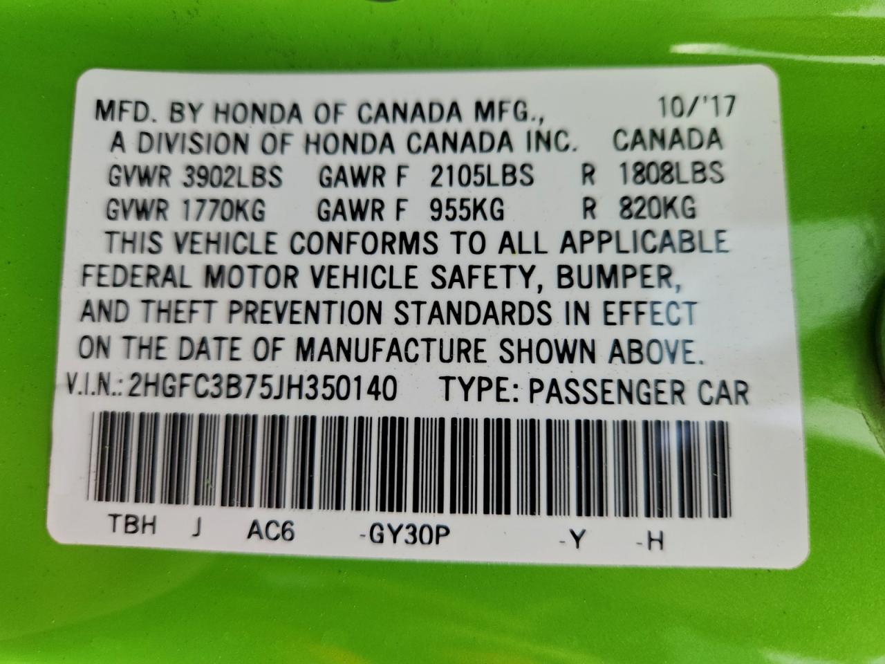 Honda Civic Exl Image 13