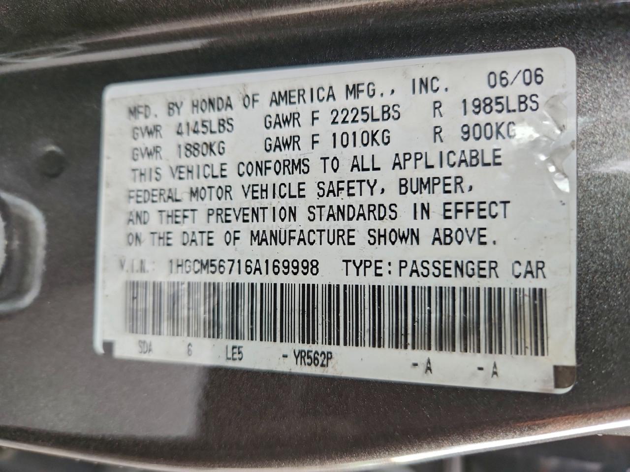 Honda Accord Ex Image 5