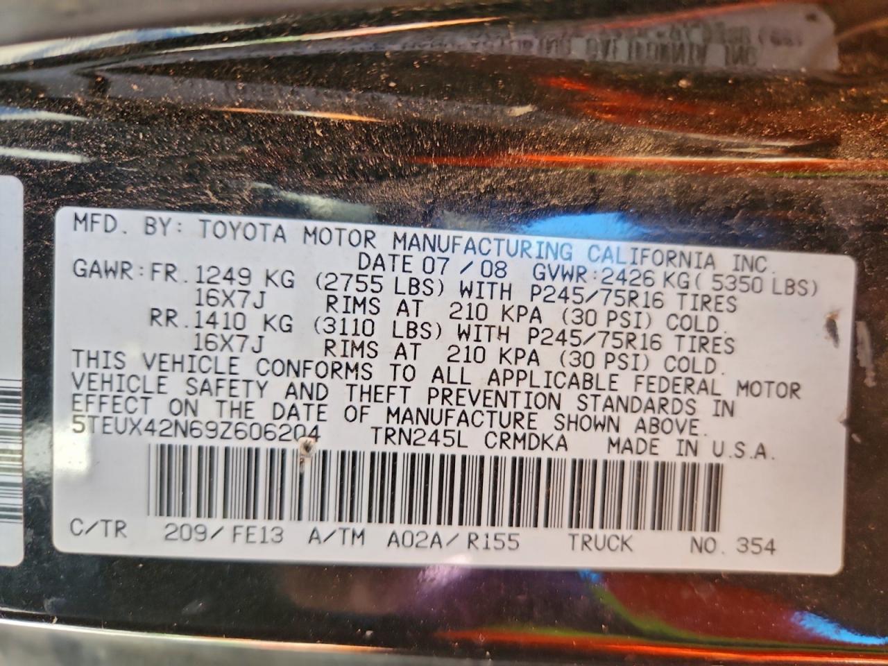 Toyota Tacoma Access Cab Image 12