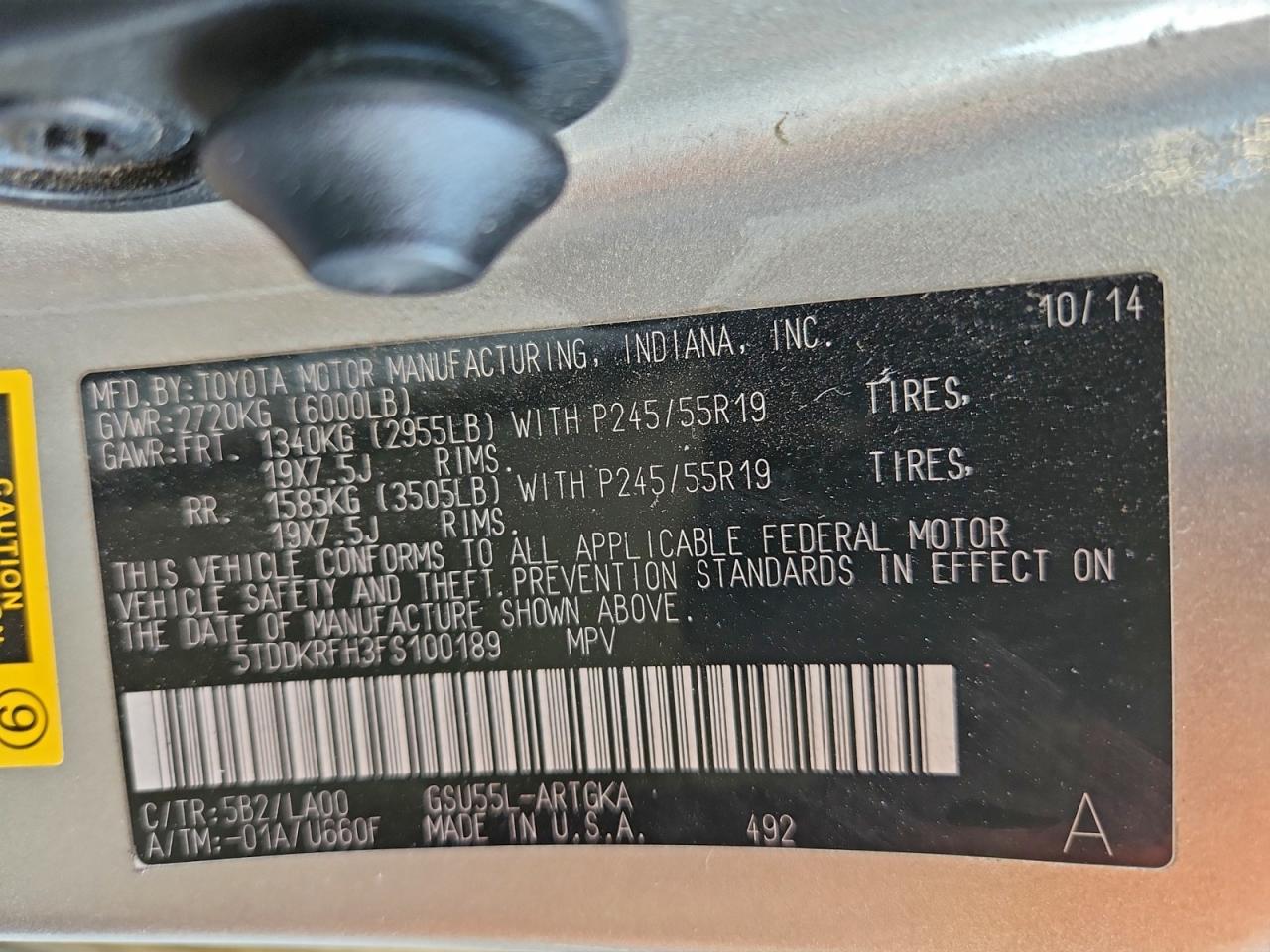 Toyota Highlander Limited Image 11