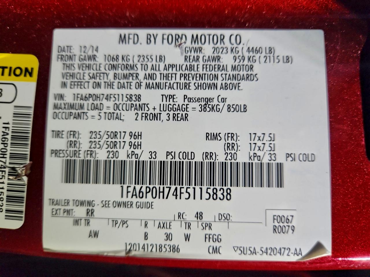 Ford Fusion Se Image 7