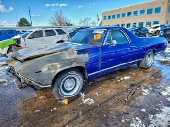  Salvage Chevrolet El Camino