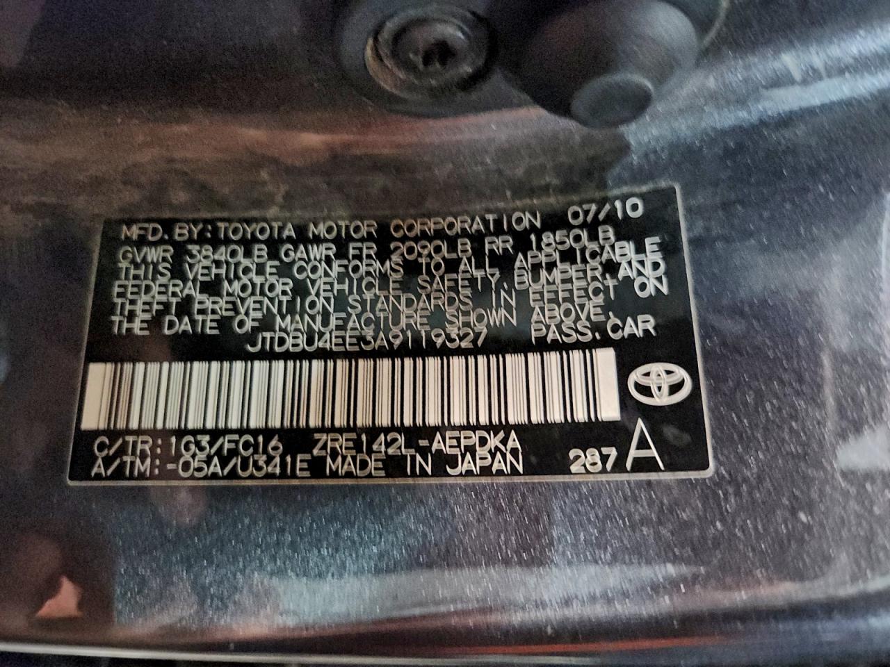 Toyota Corolla Base Image 10