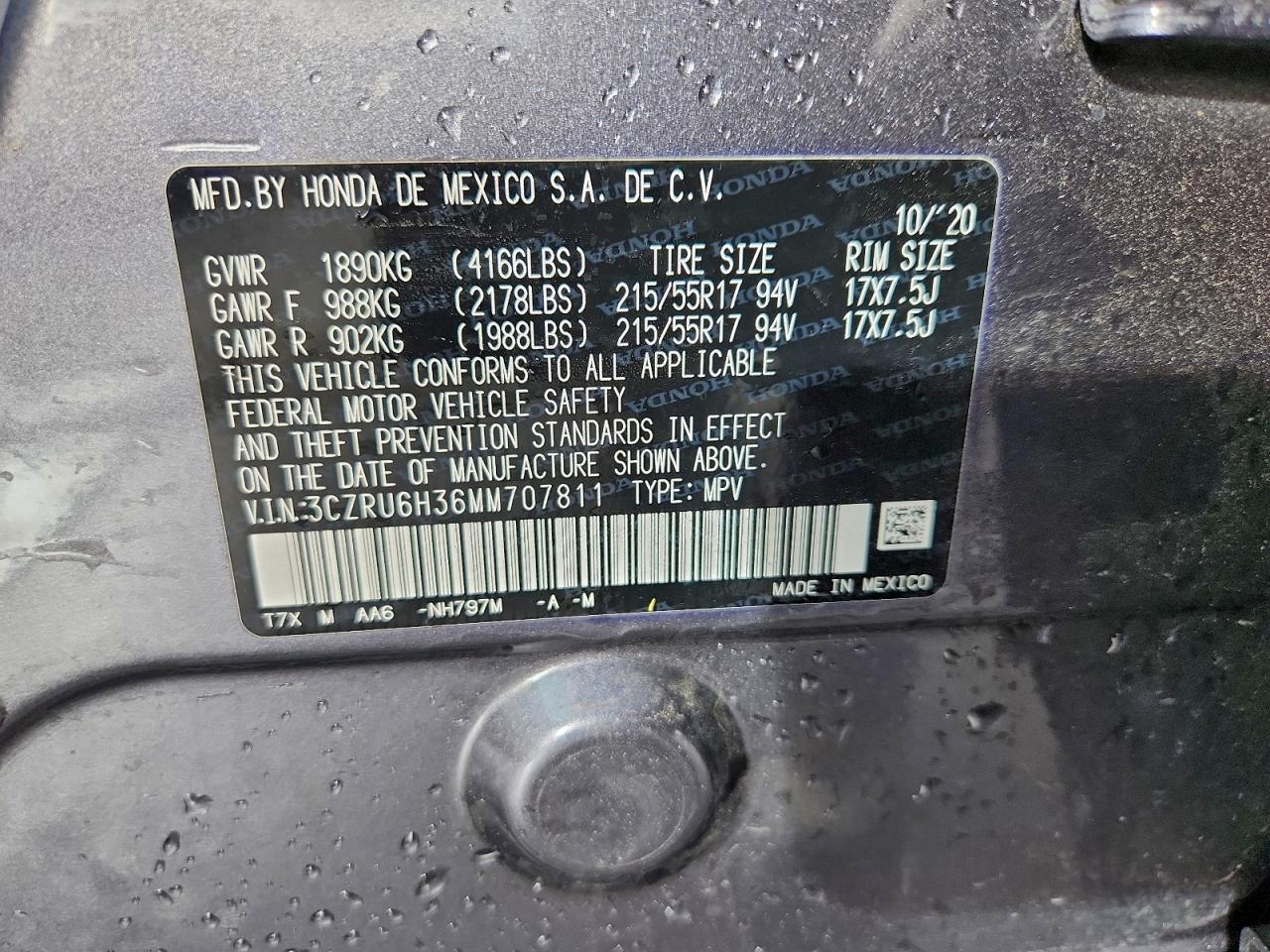 Honda HR-V Lx Image 11