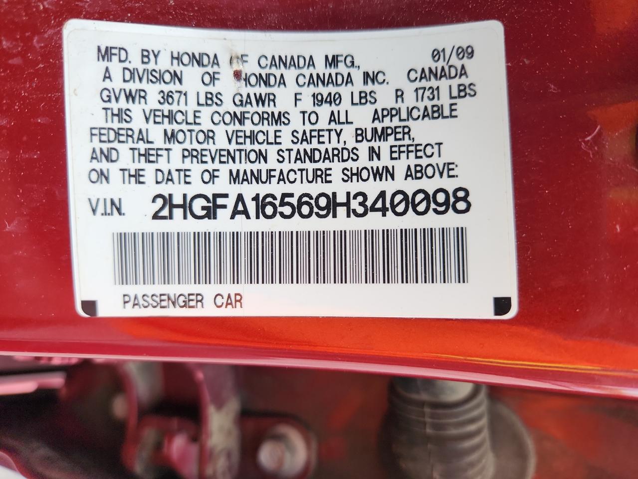 Honda Civic Lx Image 10