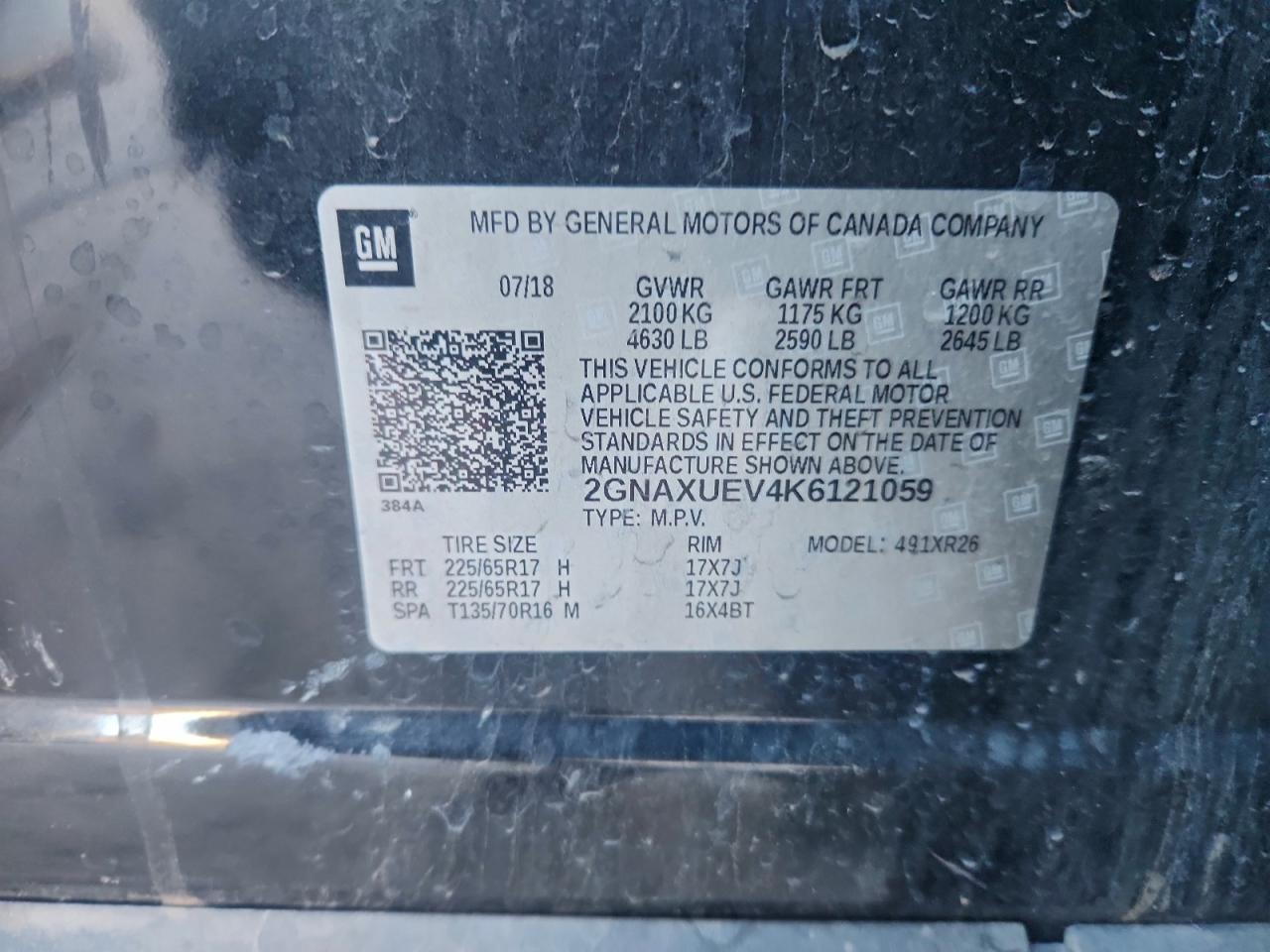 Chevrolet Equinox Lt Image 13