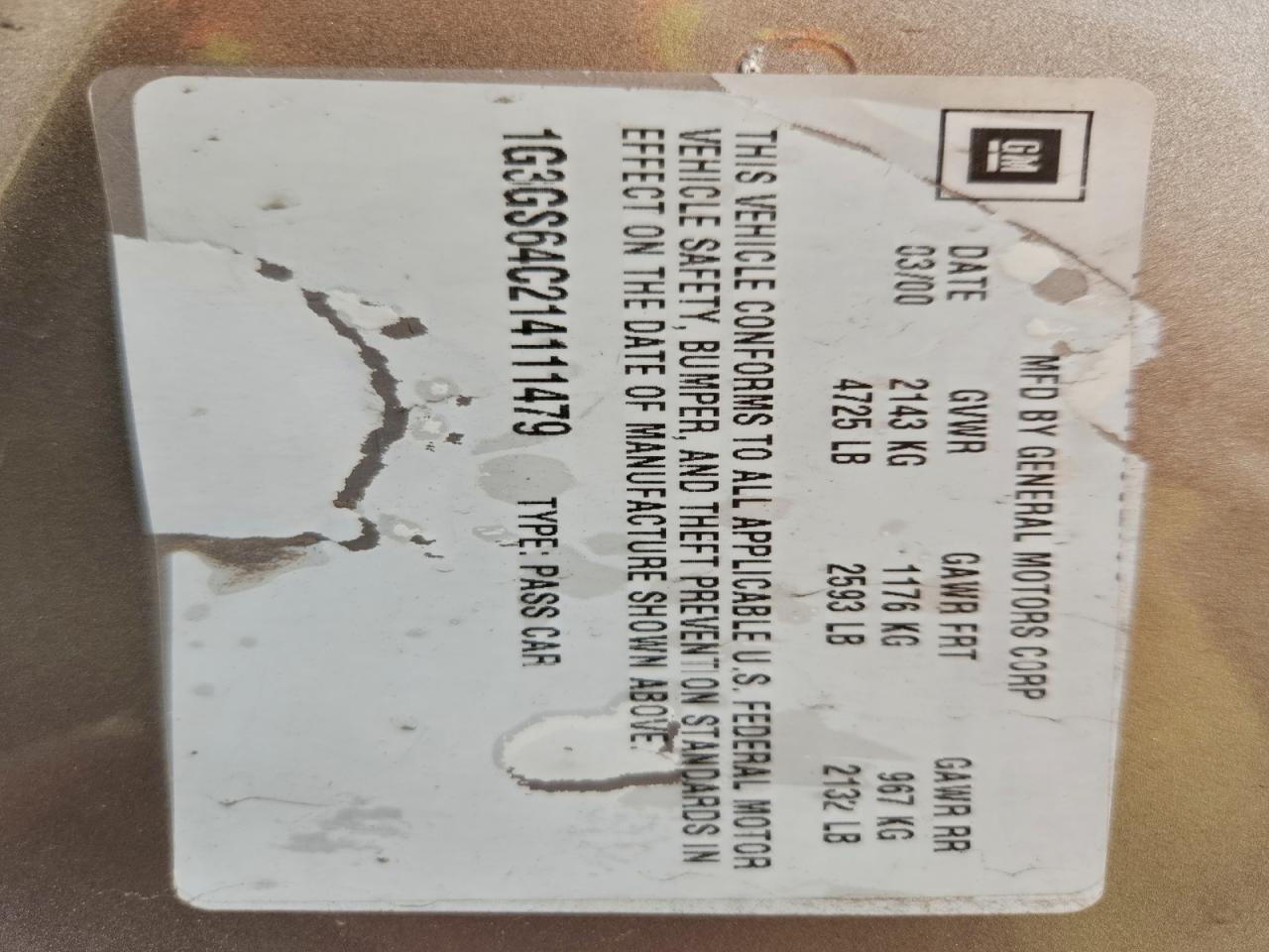 Oldsmobile Aurora 4.0 Image 8