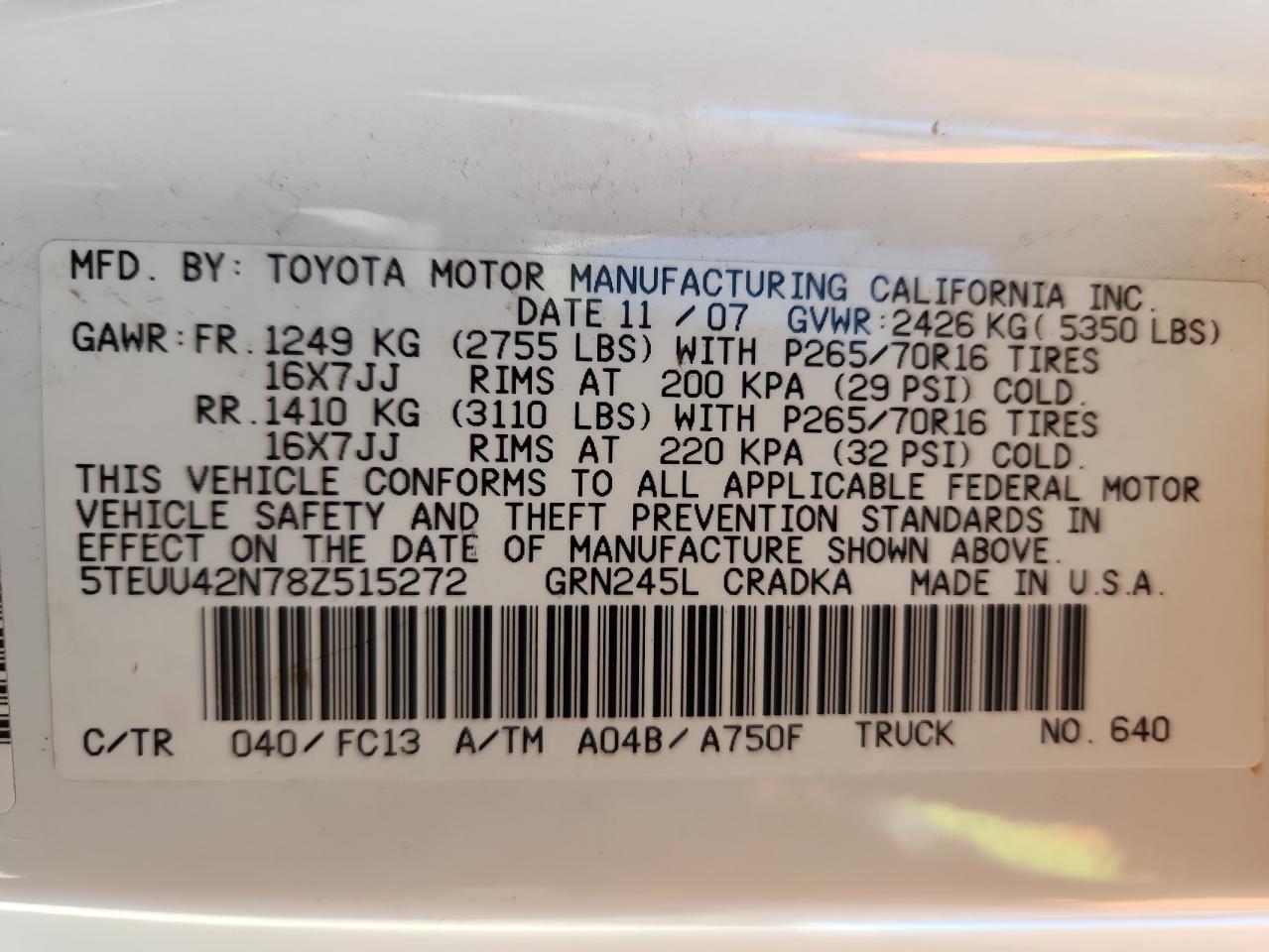 Toyota Tacoma Access Cab Image 11