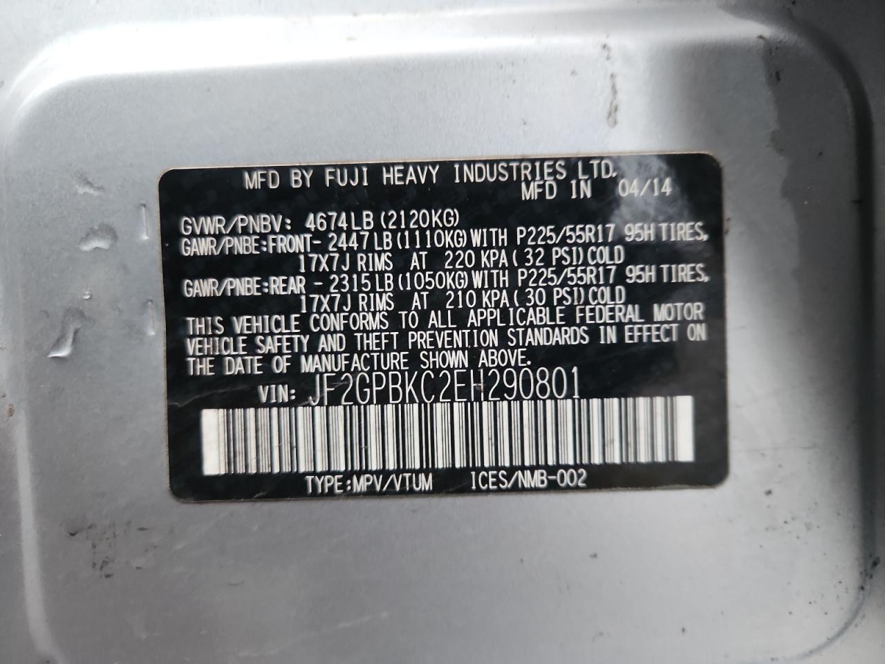 Subaru Xv 2.0i Hybrid Touring Image 13