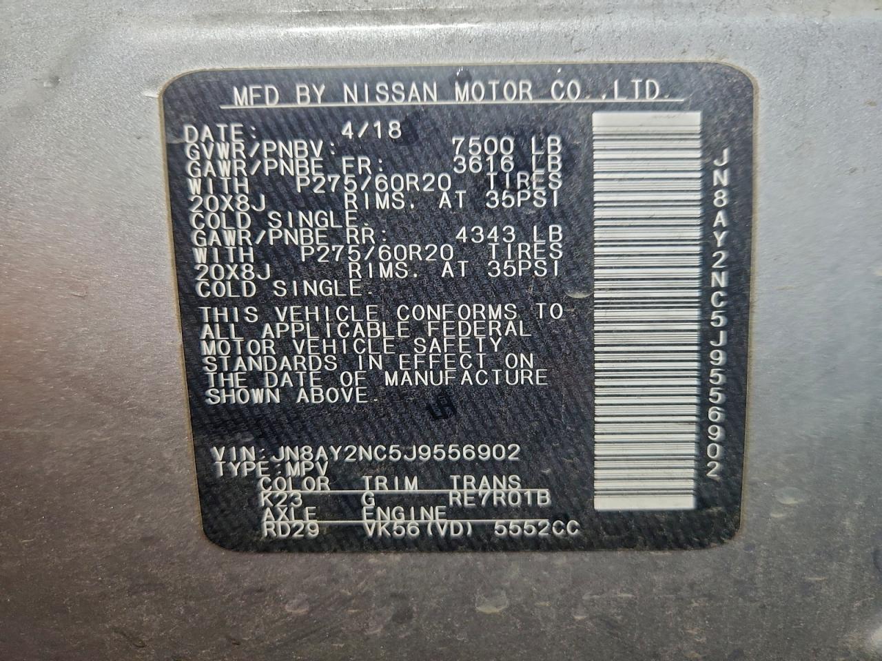 Nissan Armada Sv Image 5