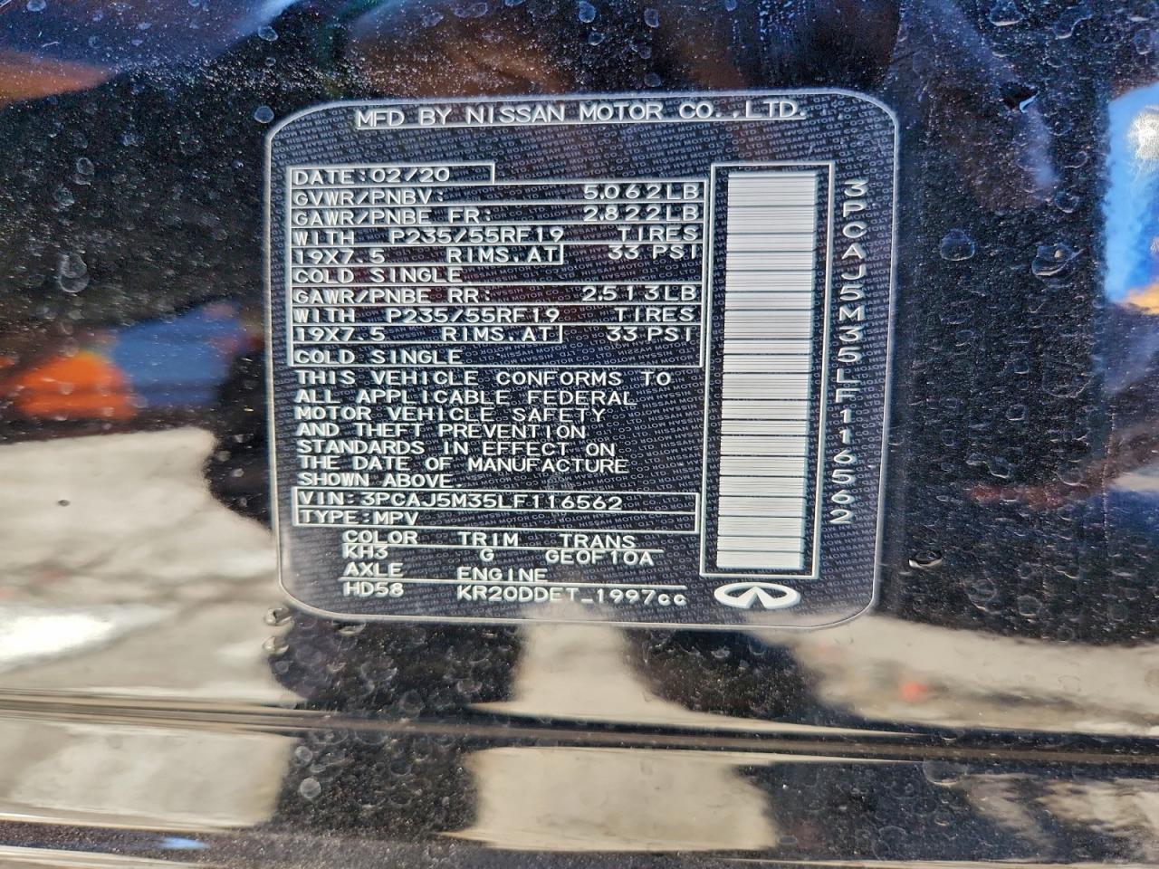 INFINITI Qx Pure Image 14