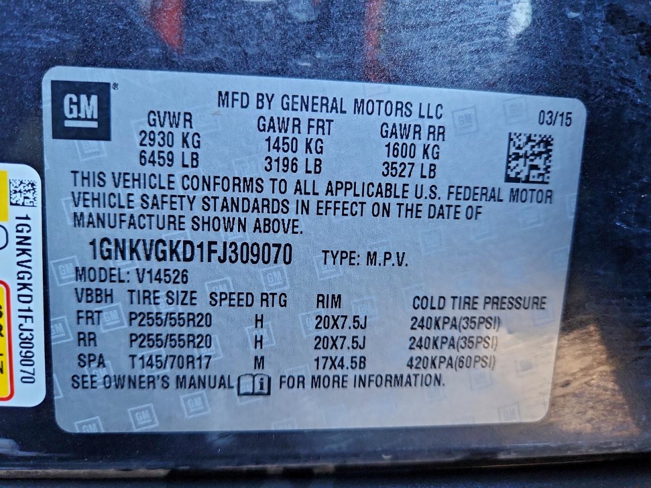 Chevrolet Traverse Lt Image 13