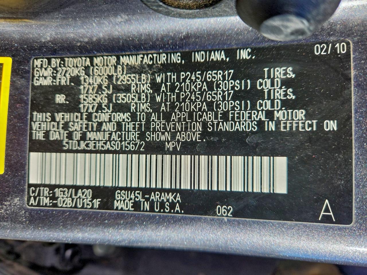 Toyota Highlander Se Image 5