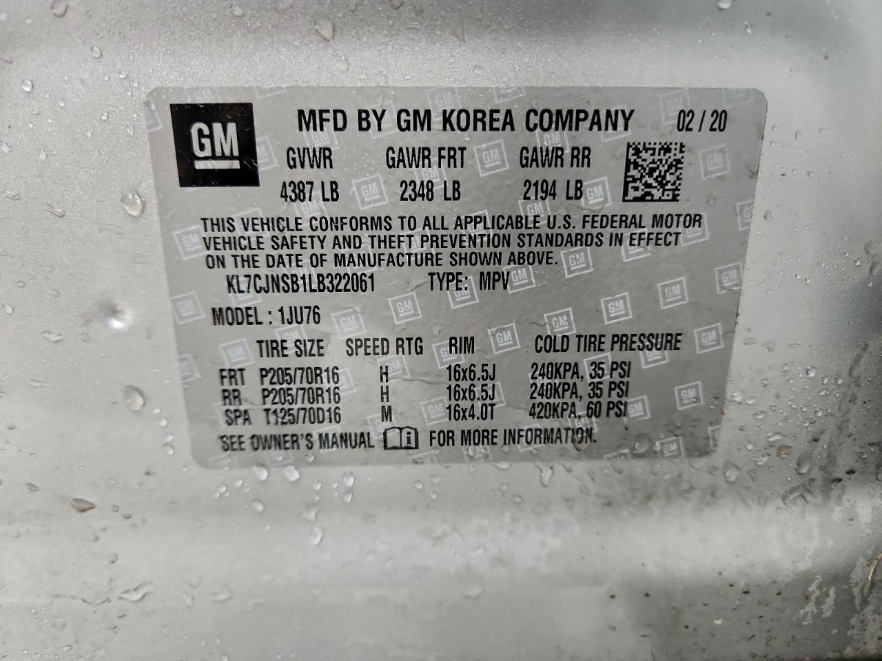 Chevrolet Trax Ls Image 2