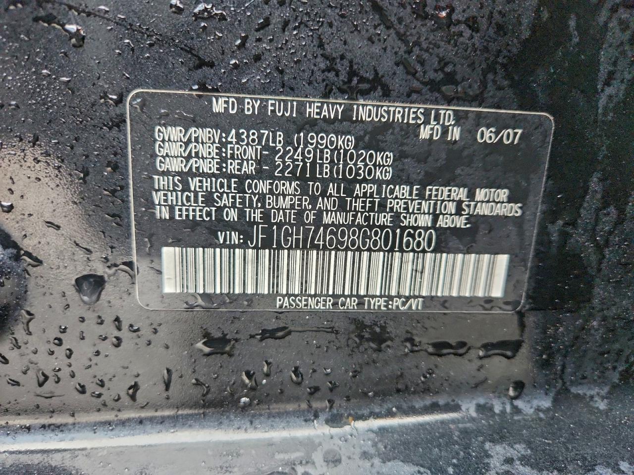 Subaru WRX Wrx Image 8